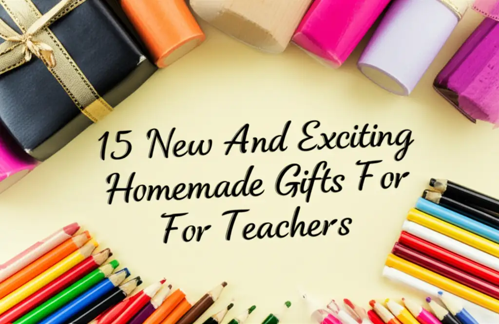 15 New And Exciting Homemade Gifts For Teachers