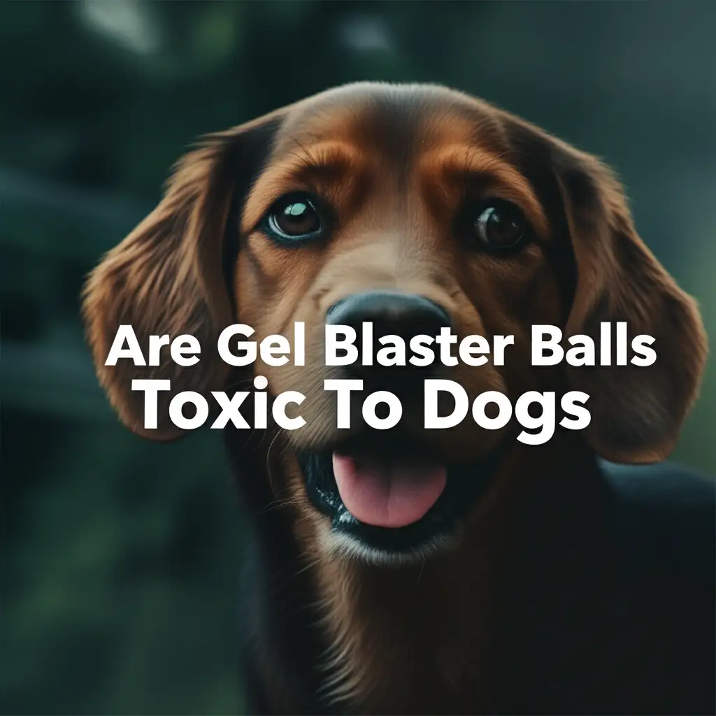 Are Gel Blaster Balls Toxic To Dogs