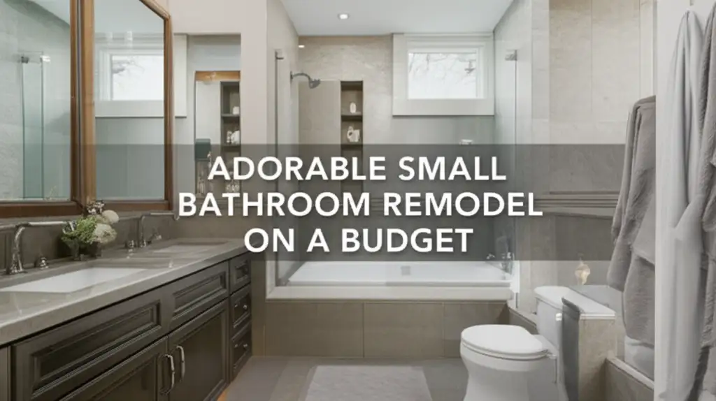 Adorable Small Bathroom Remodel On A Budget