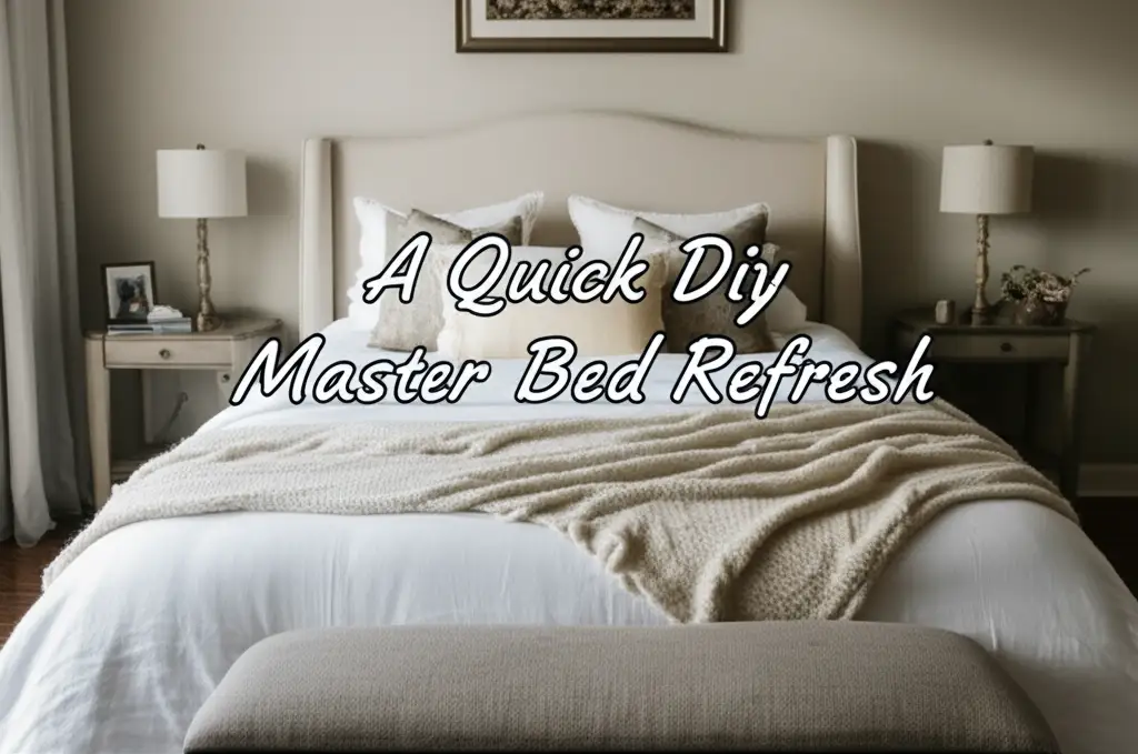 A Quick Diy Master Bed Refresh