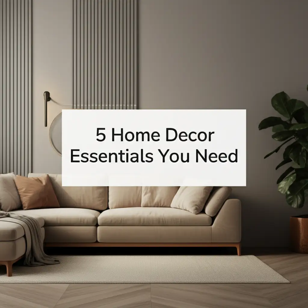 5 Home Decor Essentials You Need