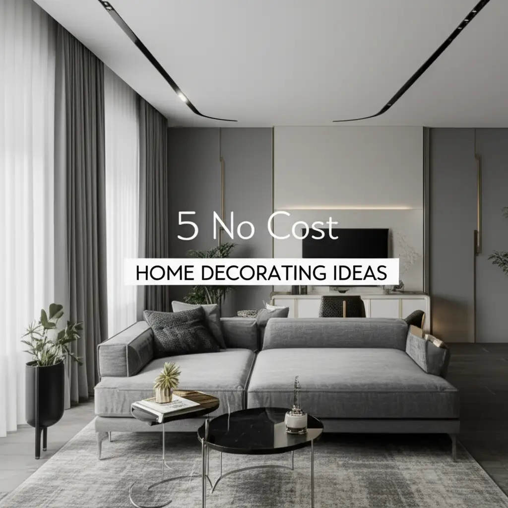 5 No Cost Home Decorating Ideas