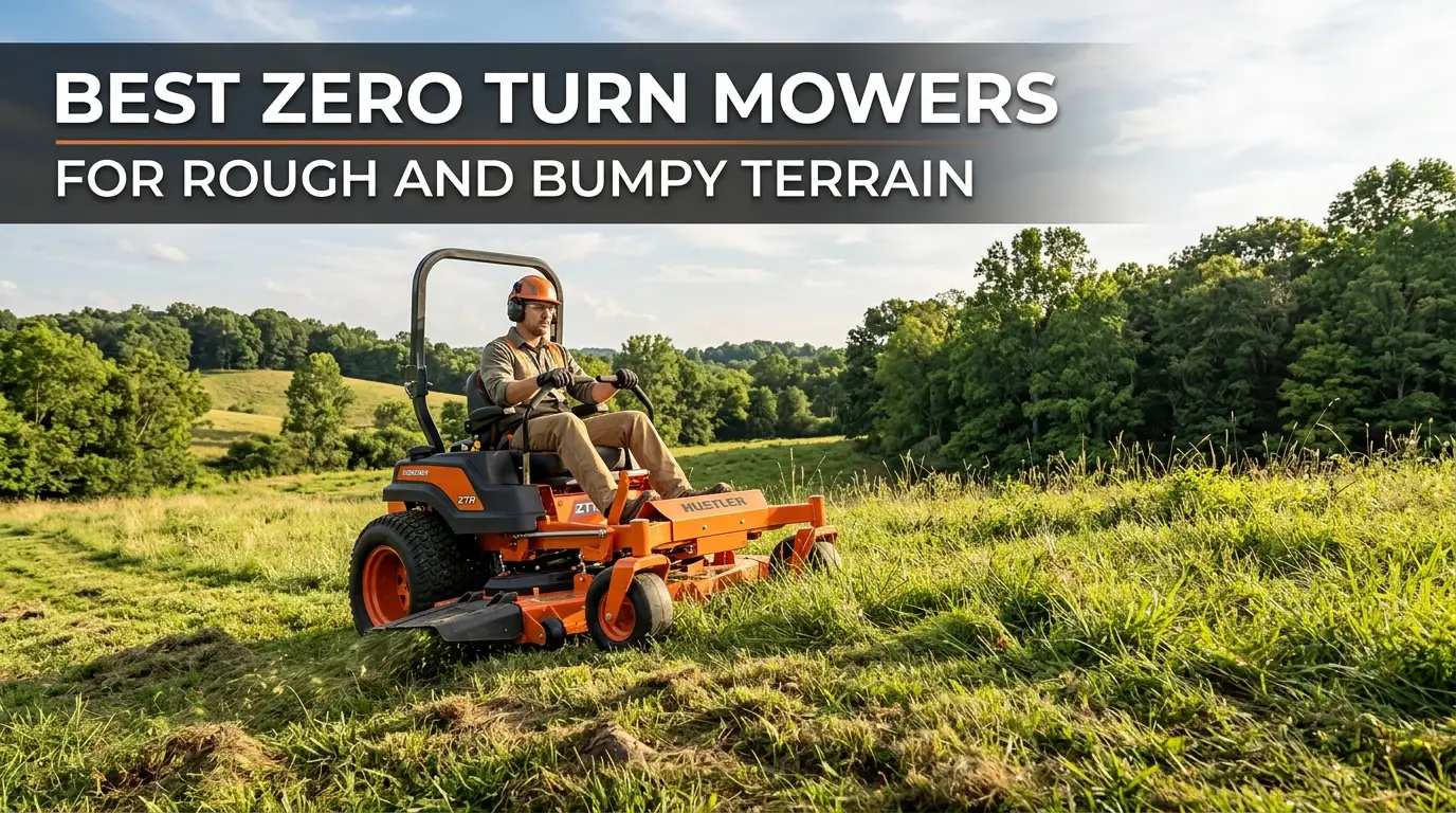 Discover the zero turn mowers for rough and bumpy terrain in to enhance your experience. Find top solutions based on thorough testing and reviews.