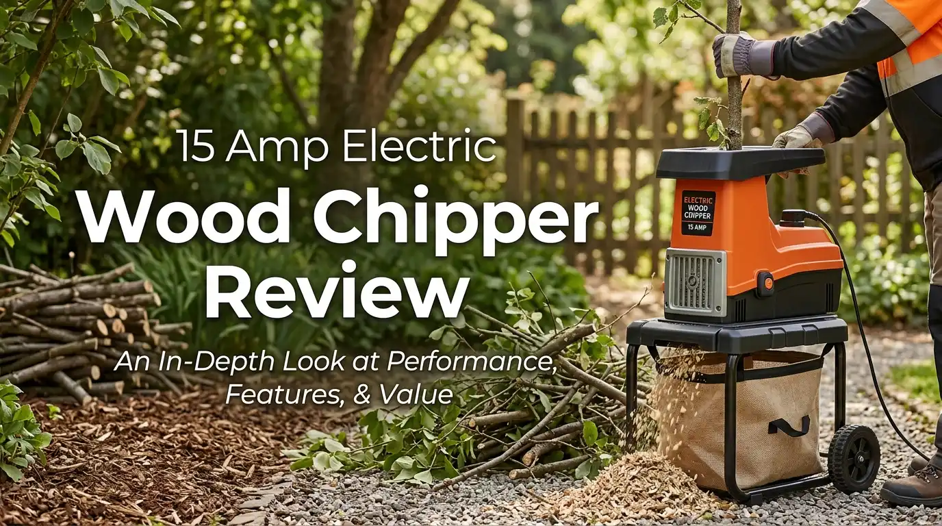 15 Amp Electric Wood Chipper Review