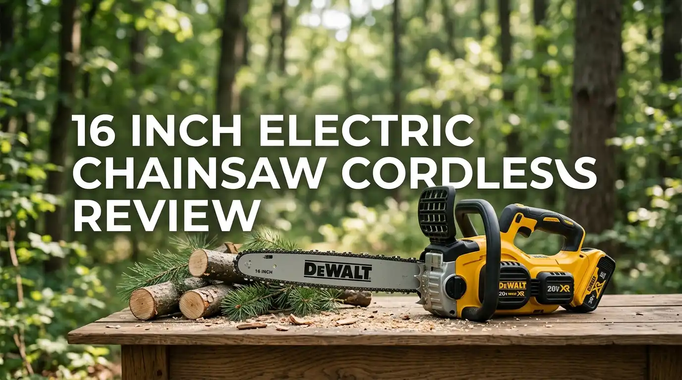 16 Inch Electric Chainsaw Cordless Review