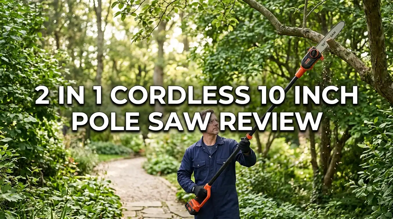 2 In 1 Cordless 10 Inch Pole Saw Review