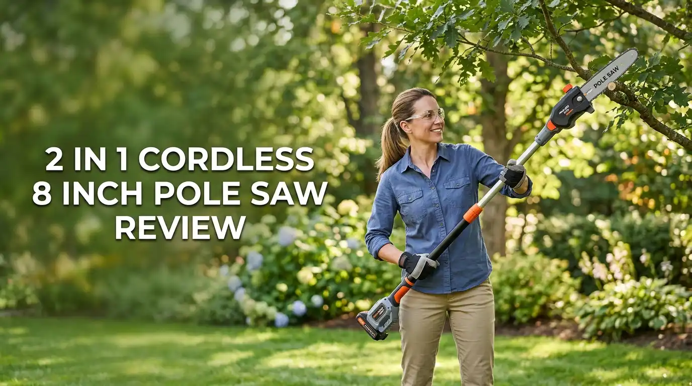 2 In 1 Cordless 8 Inch Pole Saw Review