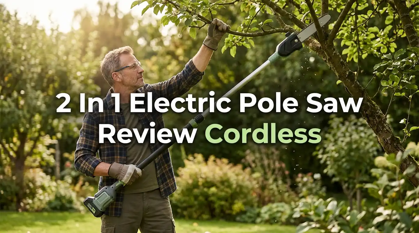 2 In 1 Electric Pole Saw Review Cordless
