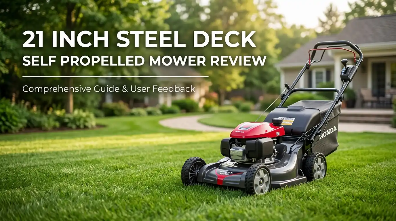 21 Inch Steel Deck Self Propelled Mower Review