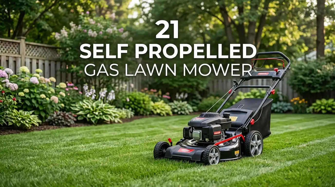 21 Self Propelled Gas Lawn Mower