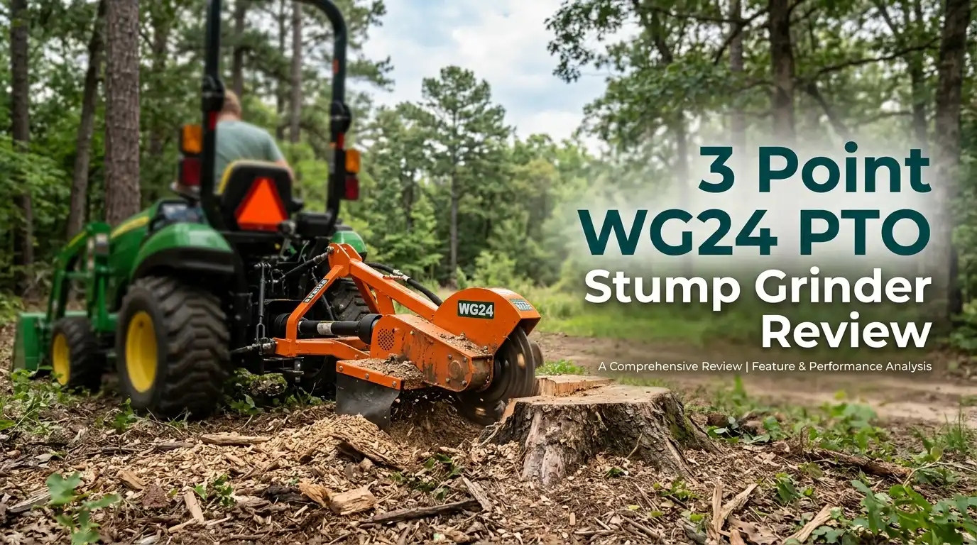 3 Point Wg24 Pto Stump Grinder Review