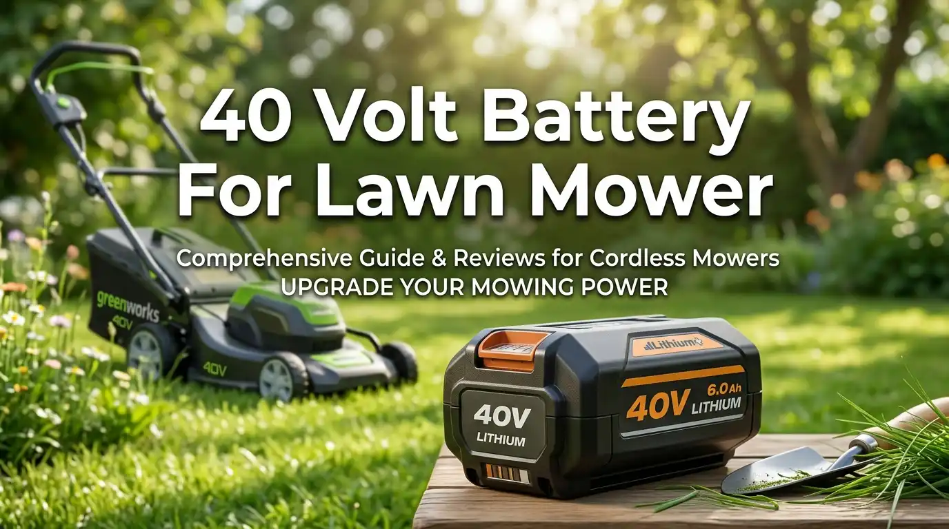 40 Volt Battery For Lawn Mower
