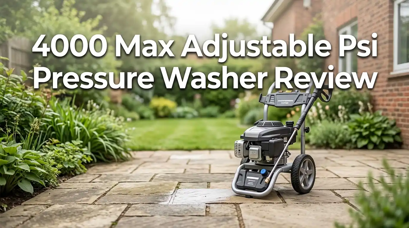 4000 Max Adjustable Psi Pressure Washer Review