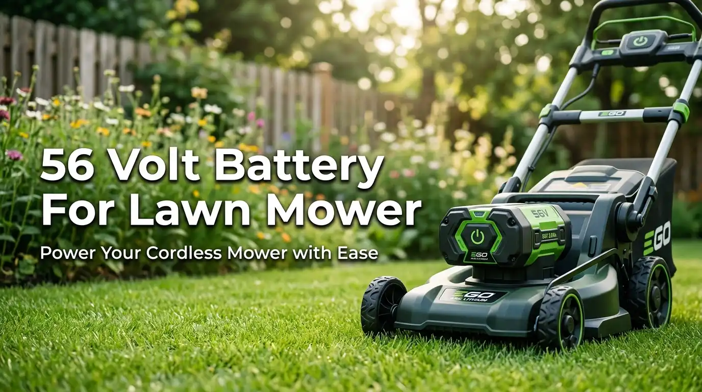 56 Volt Battery For Lawn Mower