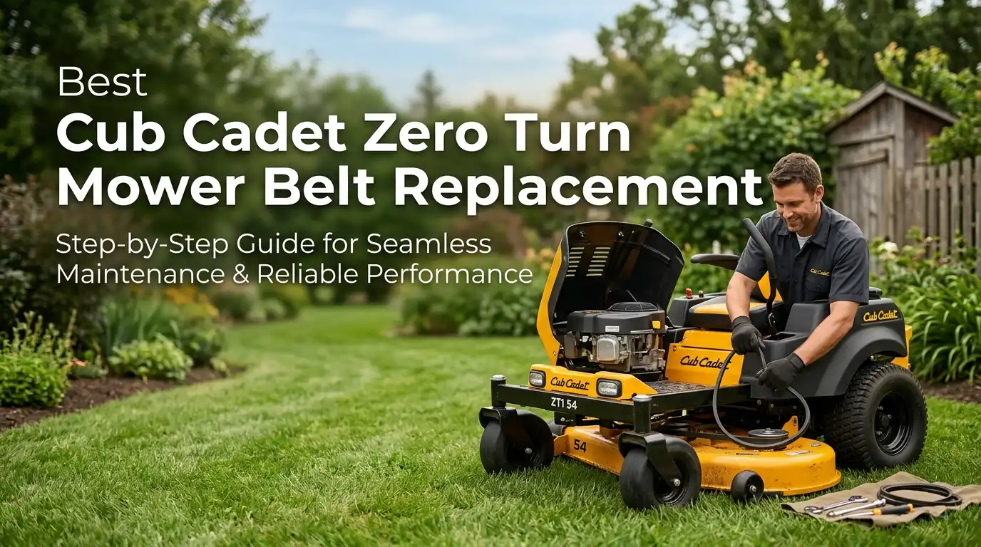 Discover the cub cadet zero turn mower belt replacement to enhance your experience. Find top solutions based on thorough testing and reviews.
