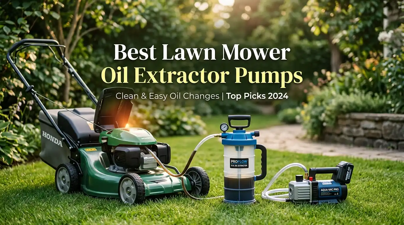 Best Lawn Mower Oil Extractor Pumps