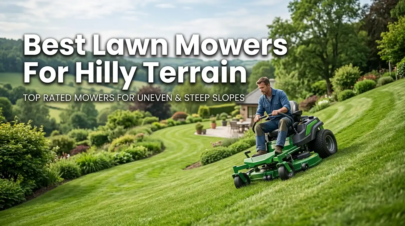 Best Lawn Mowers For Hilly Terrain
