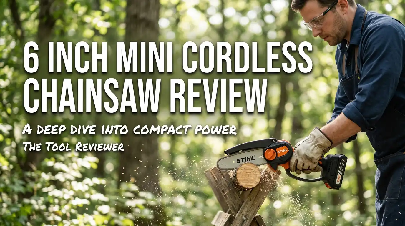 6 Inch Mini Cordless Chainsaw Review