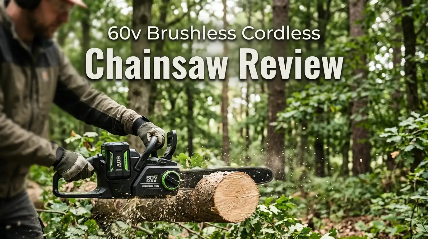 60v Brushless Cordless Chainsaw Review
