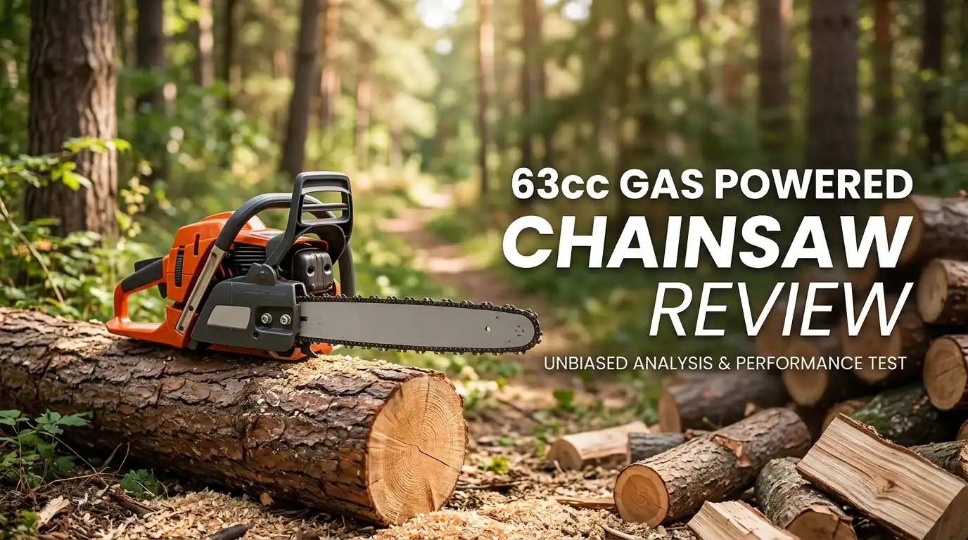 63cc Gas Powered Chainsaw Review