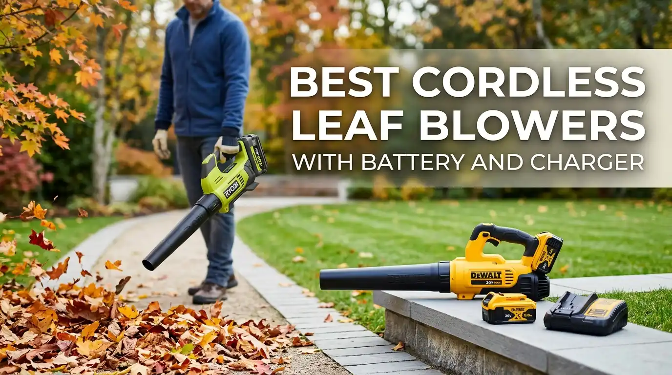 Discover the cordless leaf blowers with battery and charger to enhance your experience. Find top solutions based on thorough testing and reviews.
