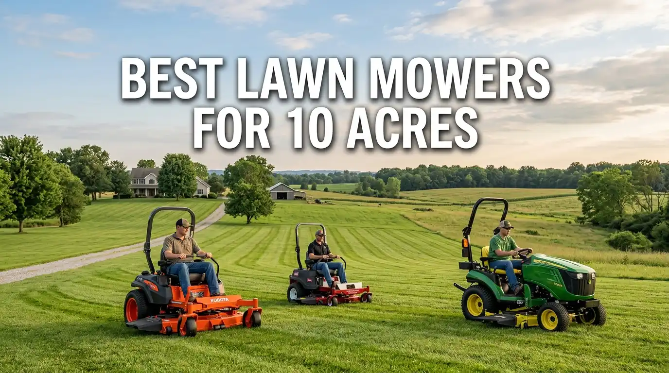 Best Lawn Mowers For 10 Acres