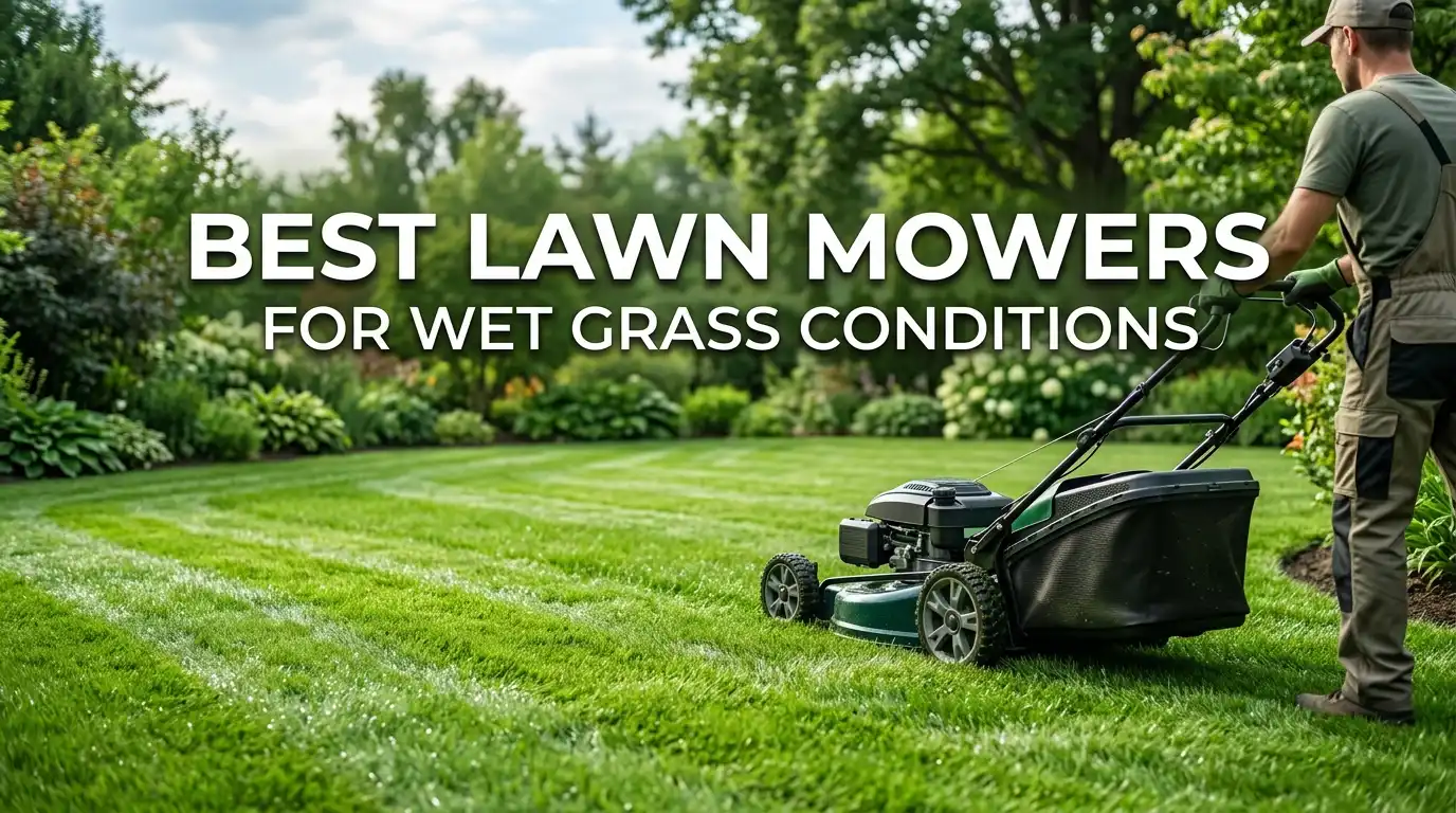 Best Lawn Mowers For Wet Grass Conditions