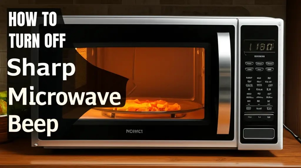 How To Turn Off Sharp Microwave Beep — Cosy Home Creation