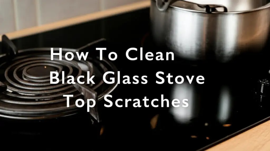 How To Clean Black Glass Stove Top Scratches — Be A Cleaner