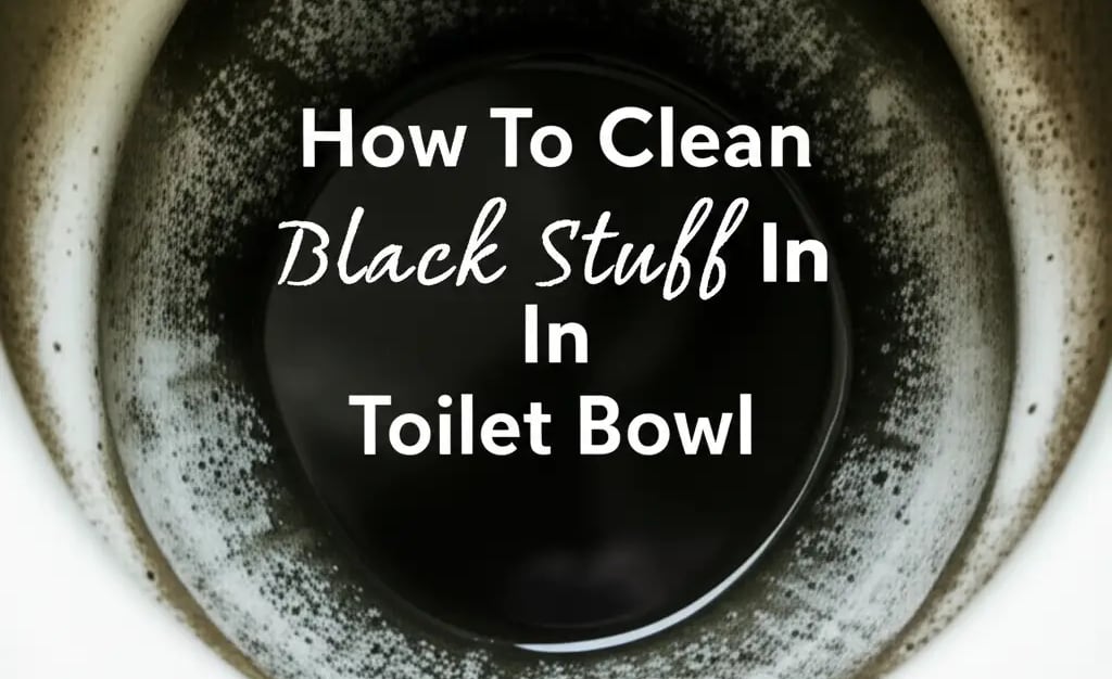 How To Clean Black Stuff In Toilet Bowl — Be A Cleaner