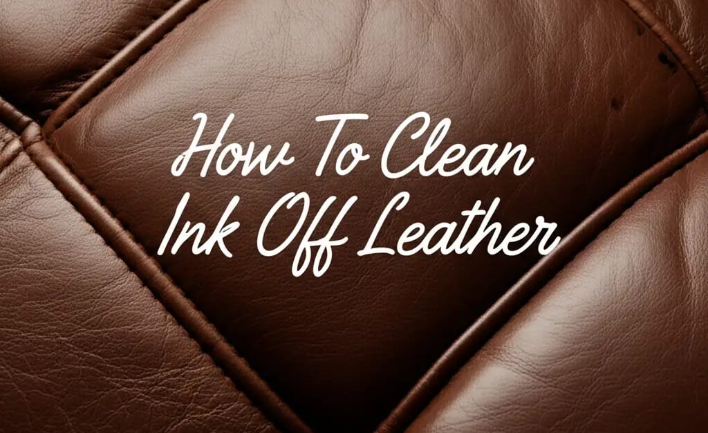 How To Clean Ink Off Leather — Be A Cleaner