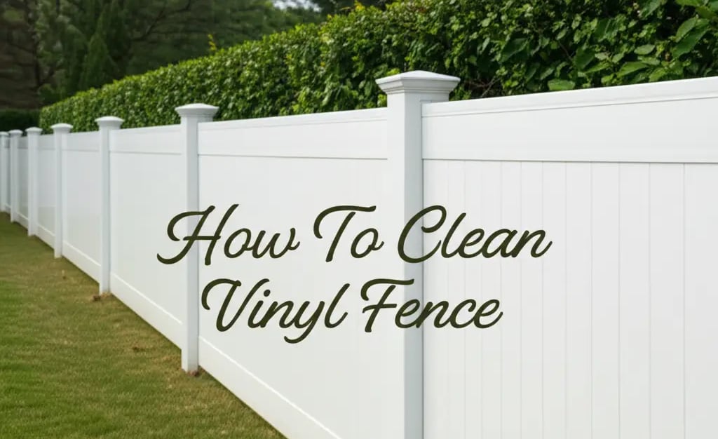 How To Clean Vinyl Fence — Be A Cleaner
