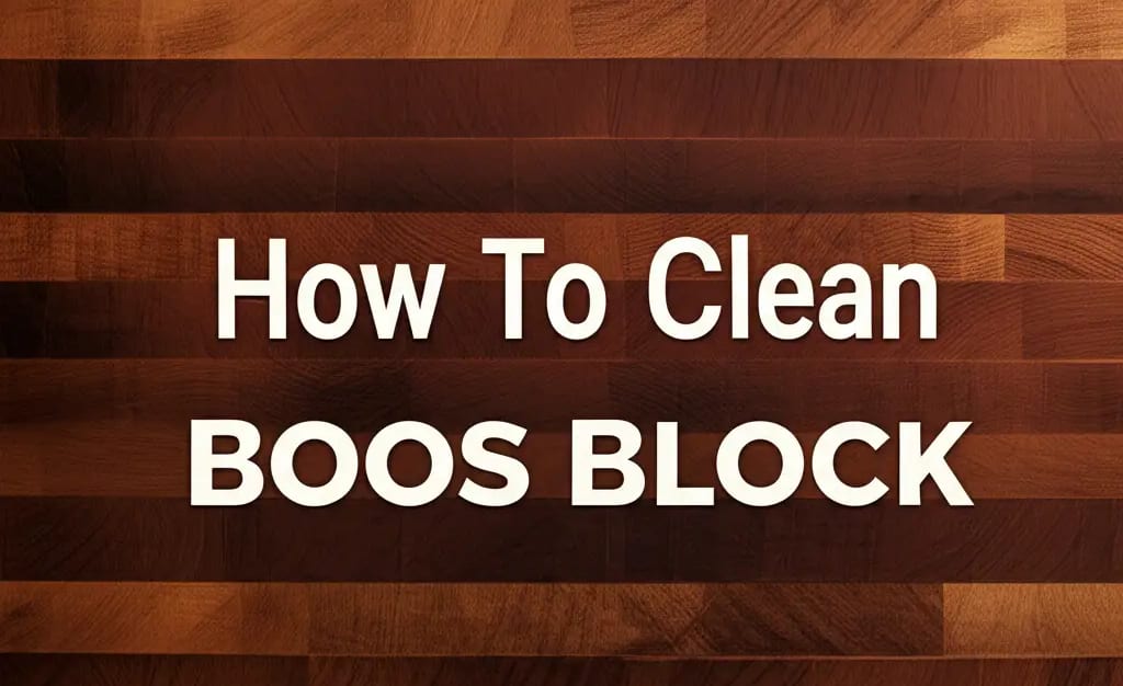 How To Clean Boos Block — Be A Cleaner