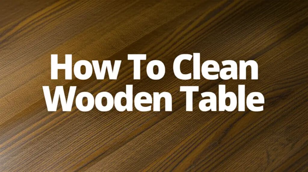 How To Clean Wooden Table — Be A Cleaner
