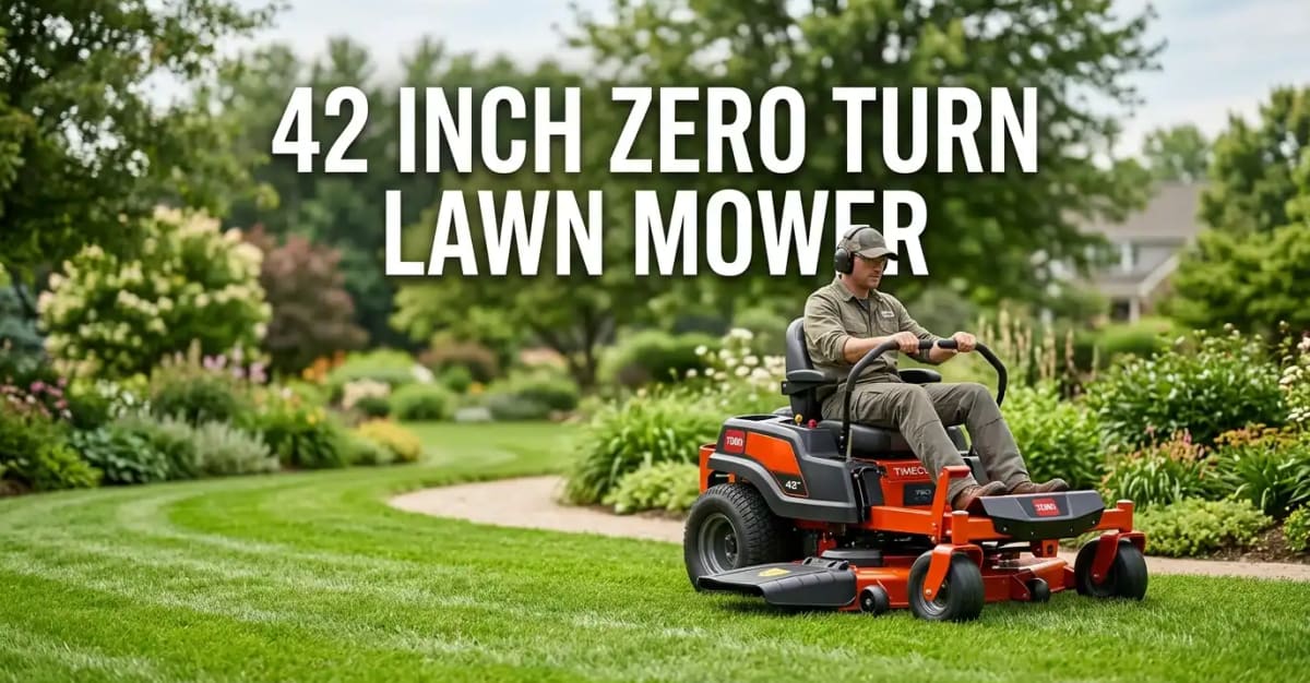 42 Inch Zero Turn Lawn Mower — LawnTrend.com
