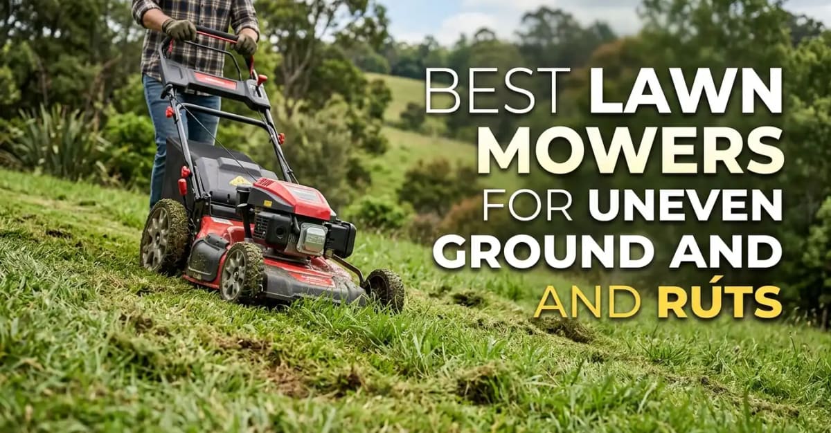 Best Lawn Mowers For Uneven Ground And Ruts — LawnTrend.com