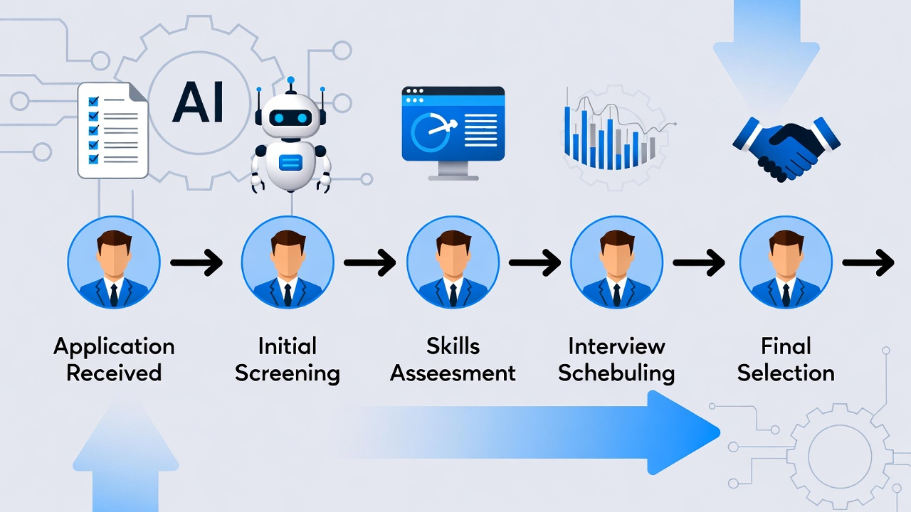 Ảnh minh họa: Quy trình tuyển dụng được tự động hóa hoàn toàn