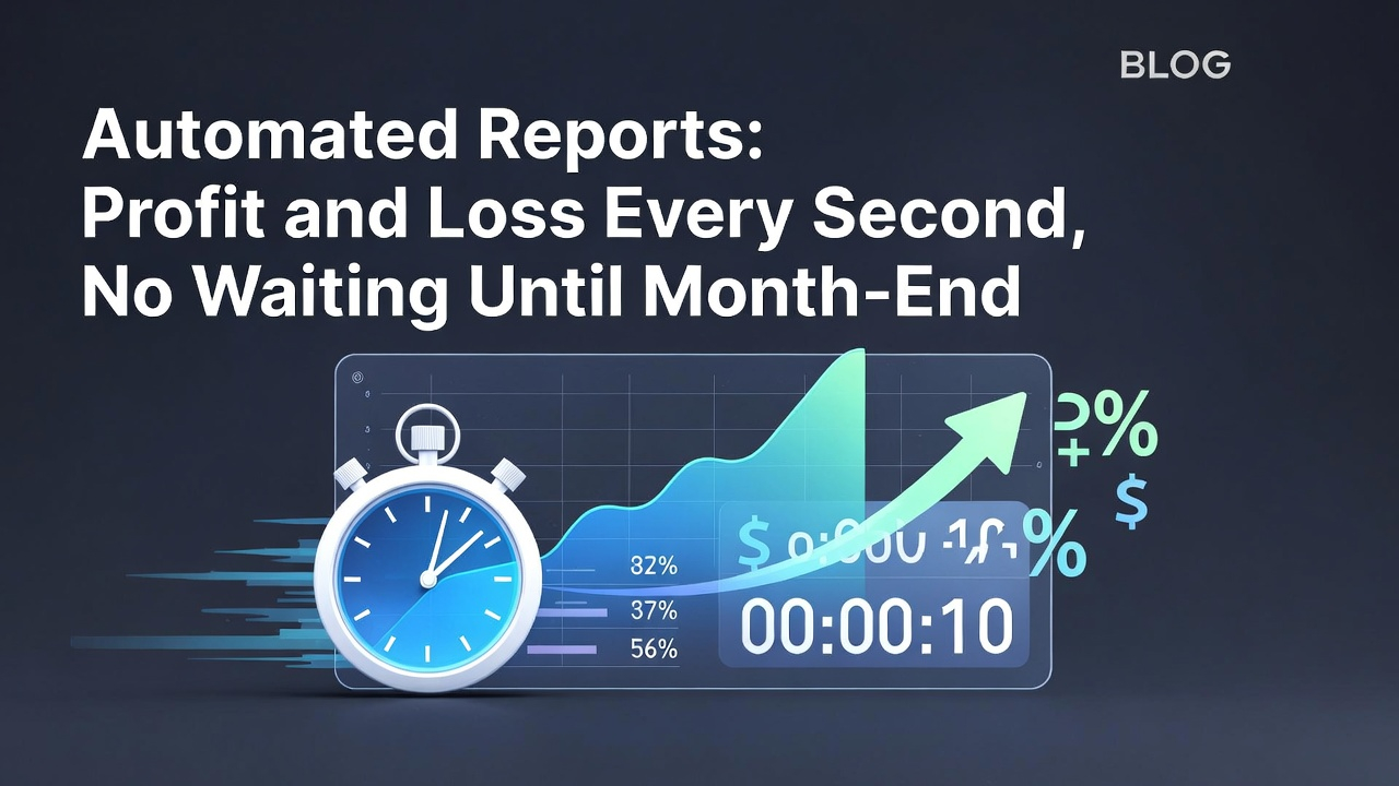 Ảnh bìa: Một dashboard kinh doanh hiện đại hiển thị các biểu đồ và số liệu theo thời gian thực