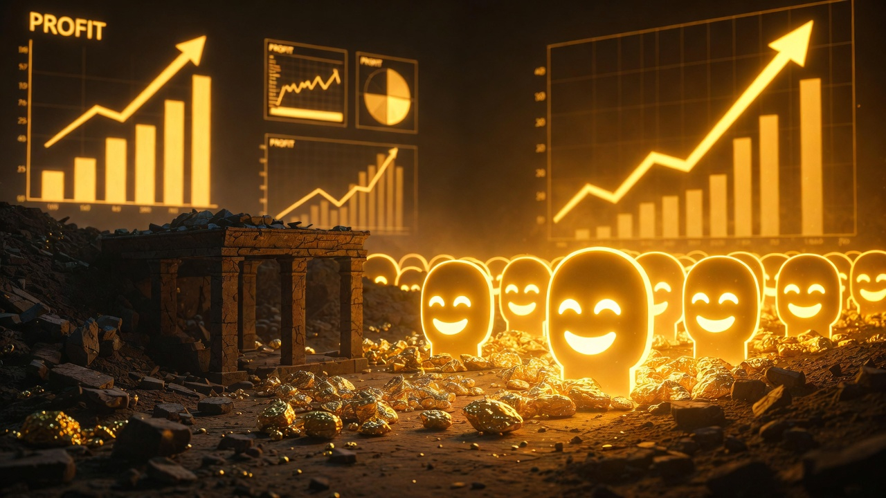 Hình ảnh minh họa biểu đồ tăng trưởng doanh thu với mũi tên đi lên, có các khách hàng đang vui vẻ mua sắm, thể hiện lợi ích từ việc giữ chân khách hàng.