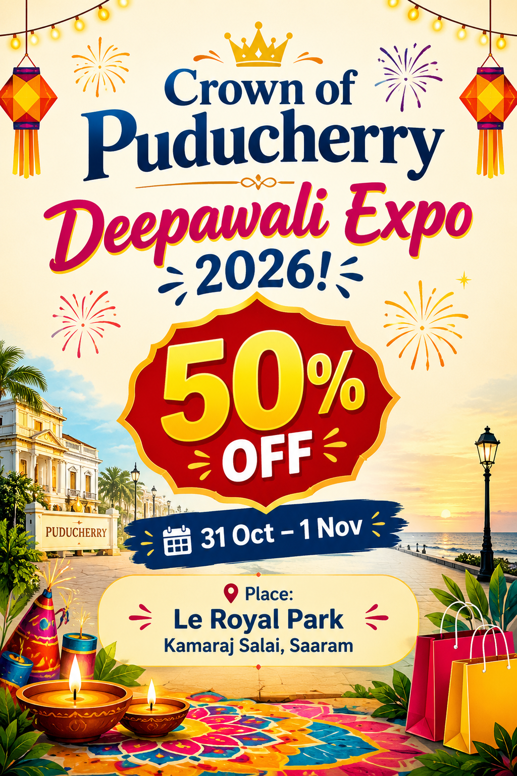 Crown of Puducherry Deepawali Expo — photo 1