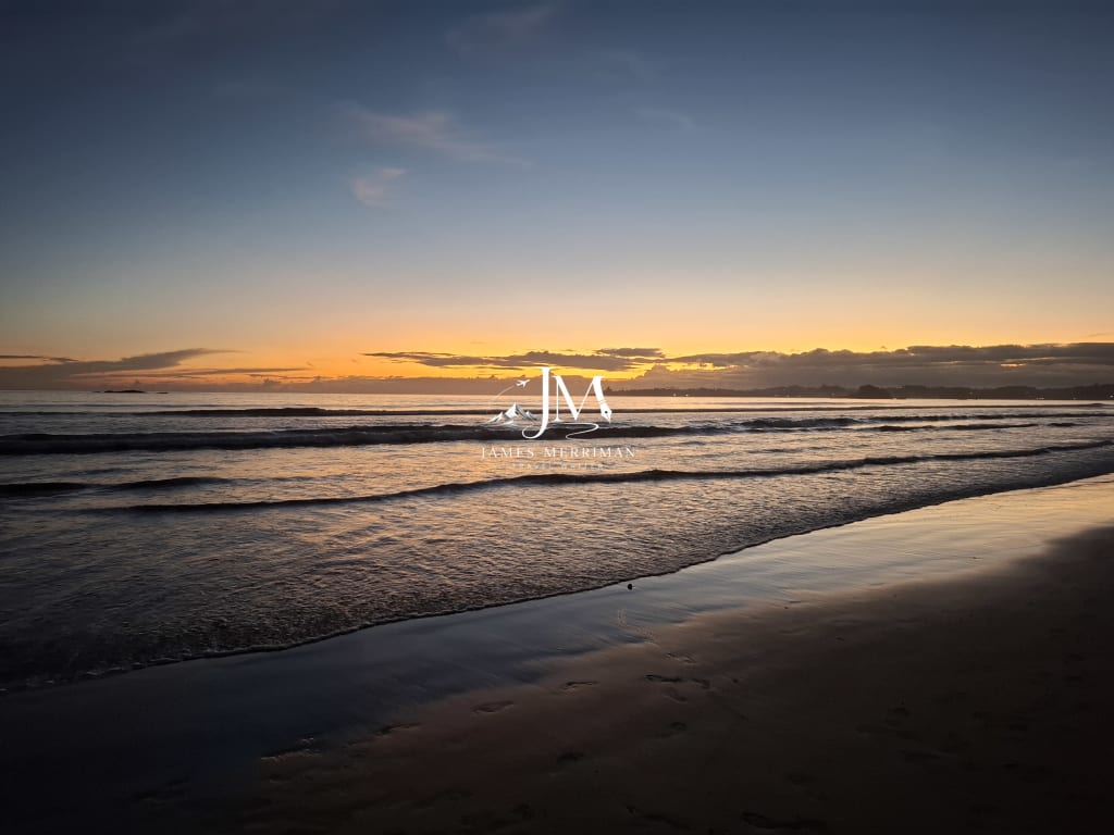 Sunset at Mirissa beach