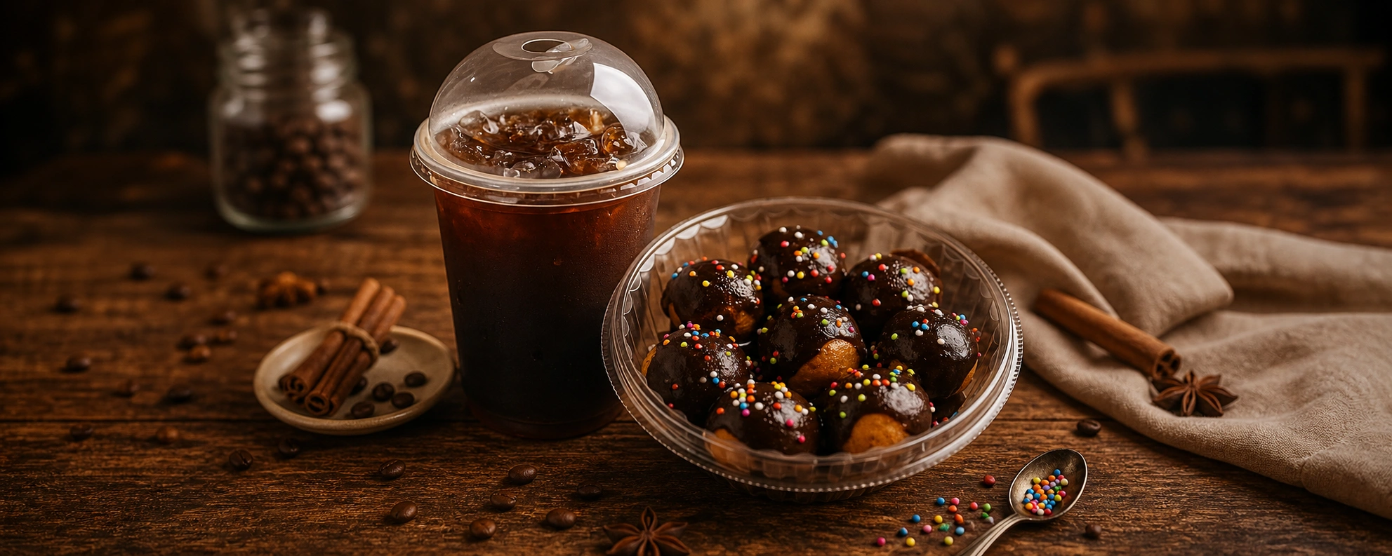 Americano + Cemilan