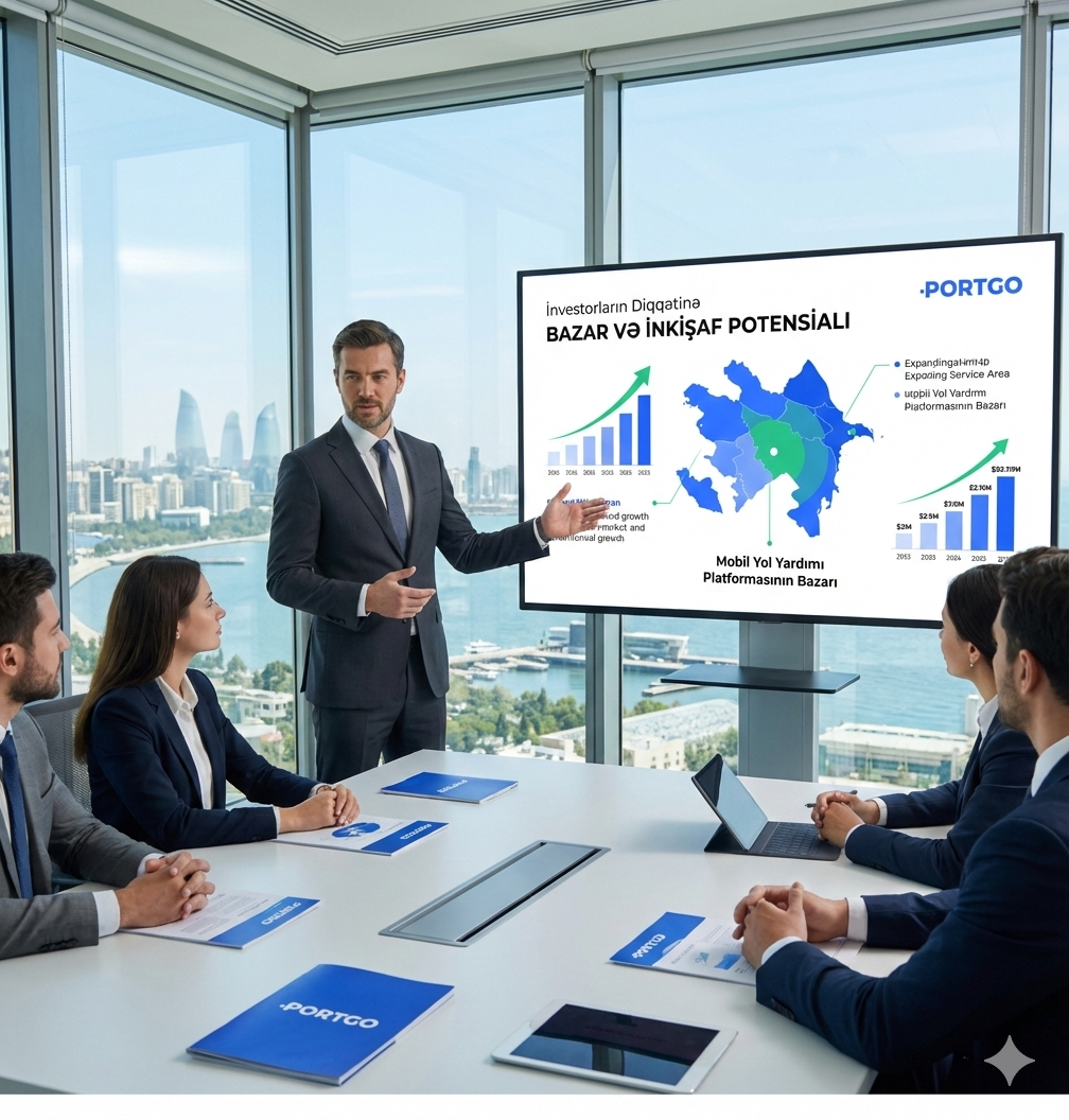 İnvestorların Diqqətinə: Portgo Mobil Yol Yardımı Platformasının Bazarı və İnkişaf Potensialı