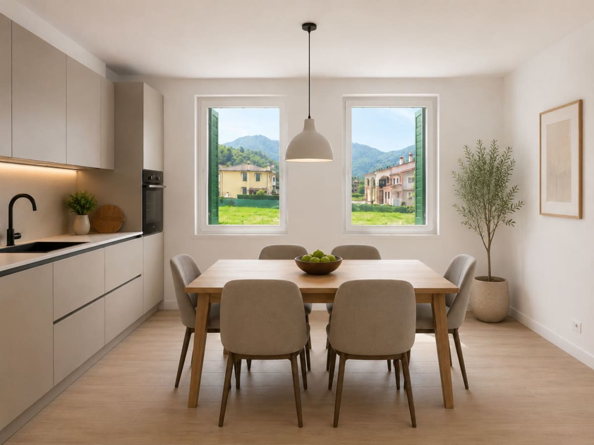 Porzione di bifamiliare al grezzo con giardino a Valsanzibio, Galzignano - Foto 6