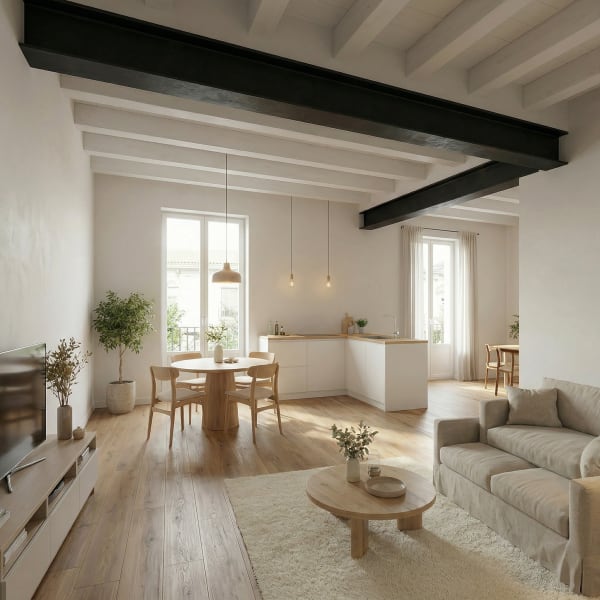 Appartamento in corso di ristrutturazione nel centro storico di Este 