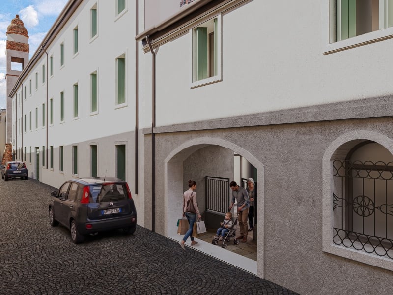Ingresso e Porticati
