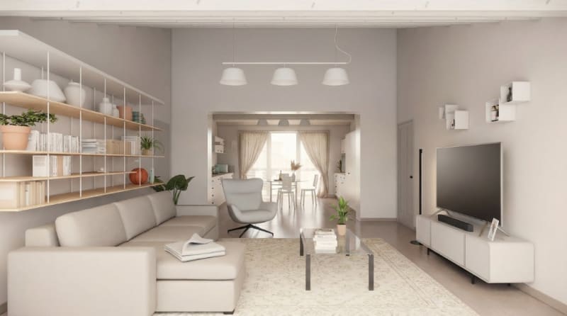 Soggiorno - Zona giorno luminosa