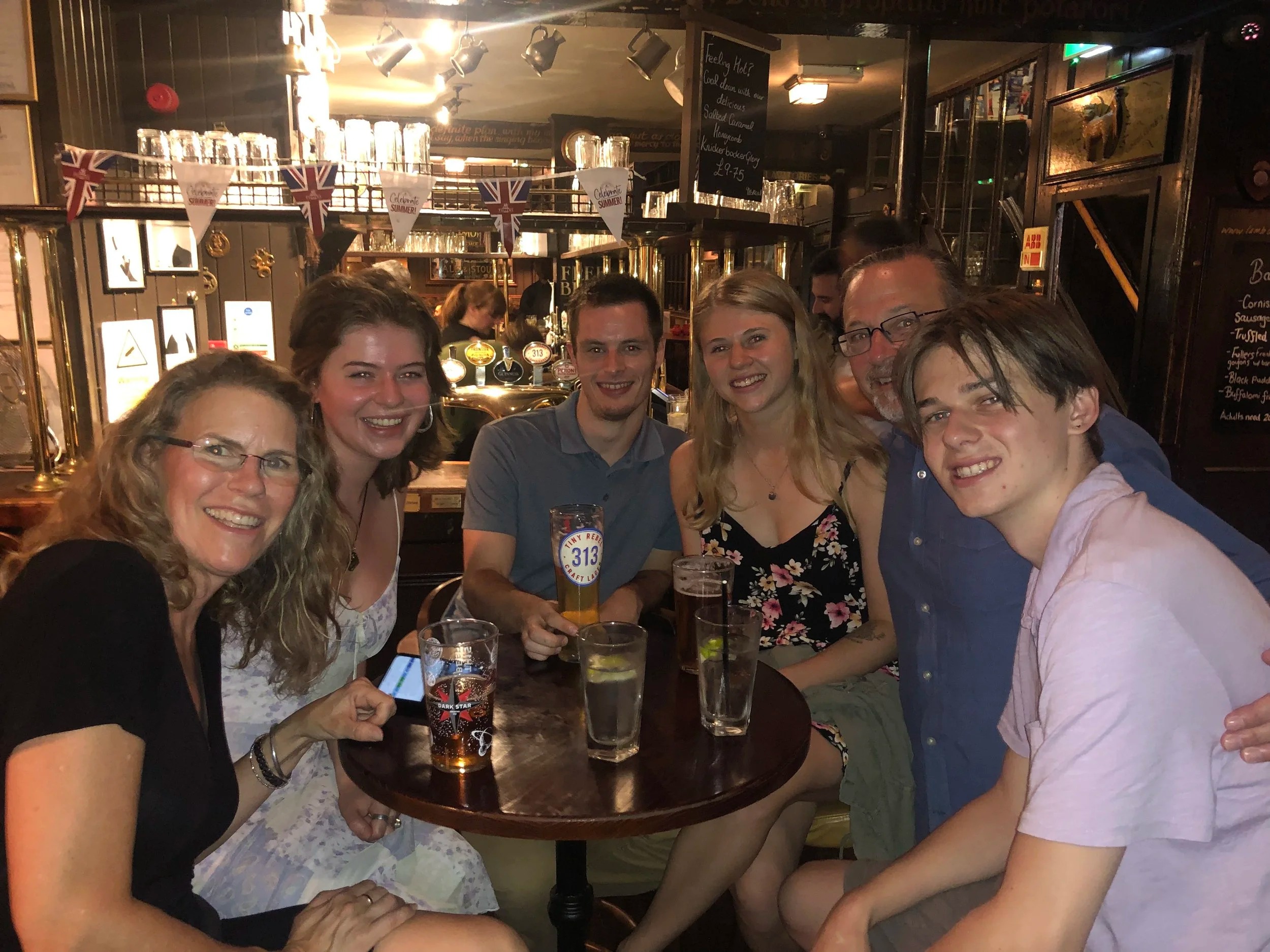 Inside Lamb and Flag