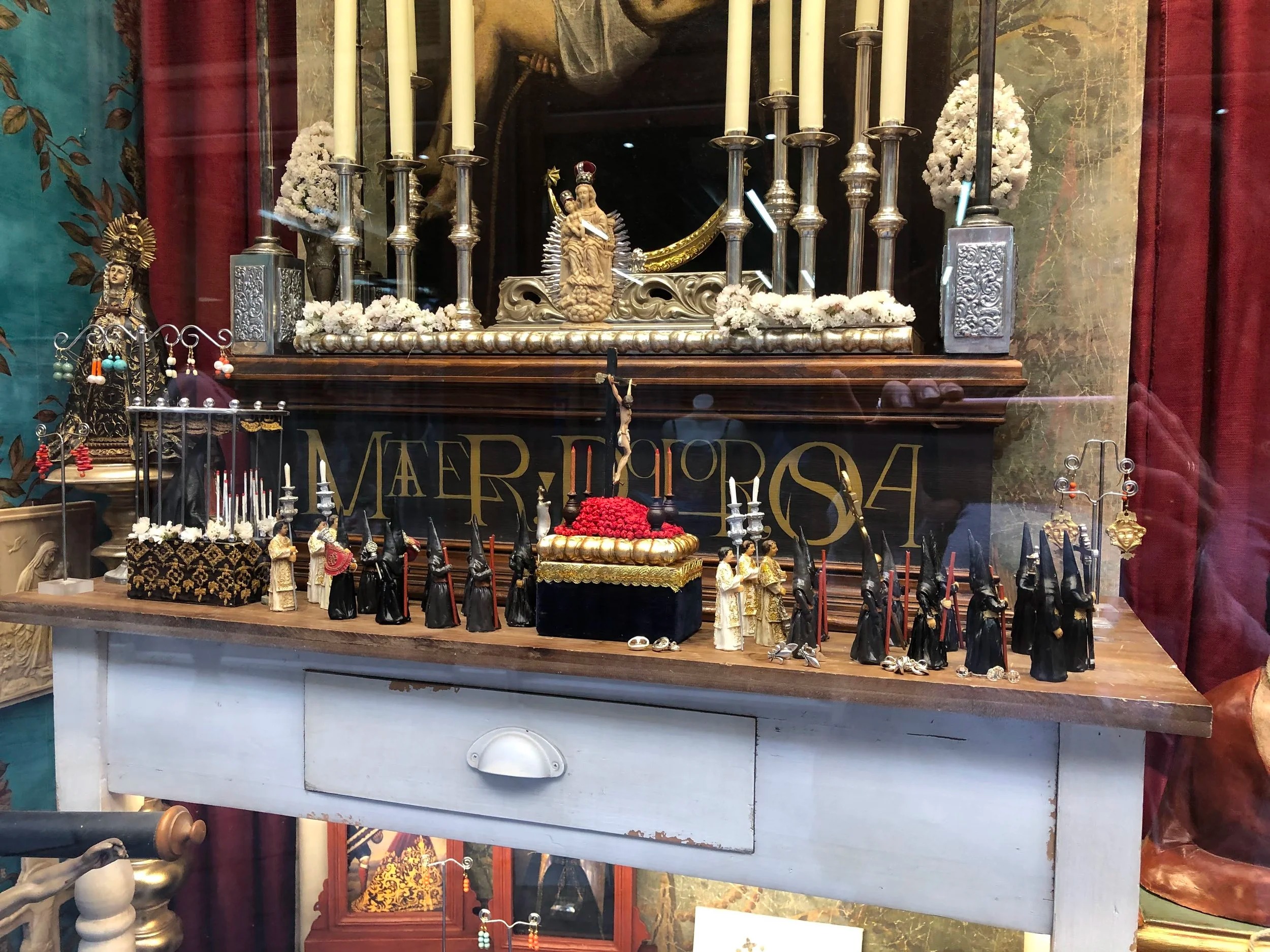 Display in a store window