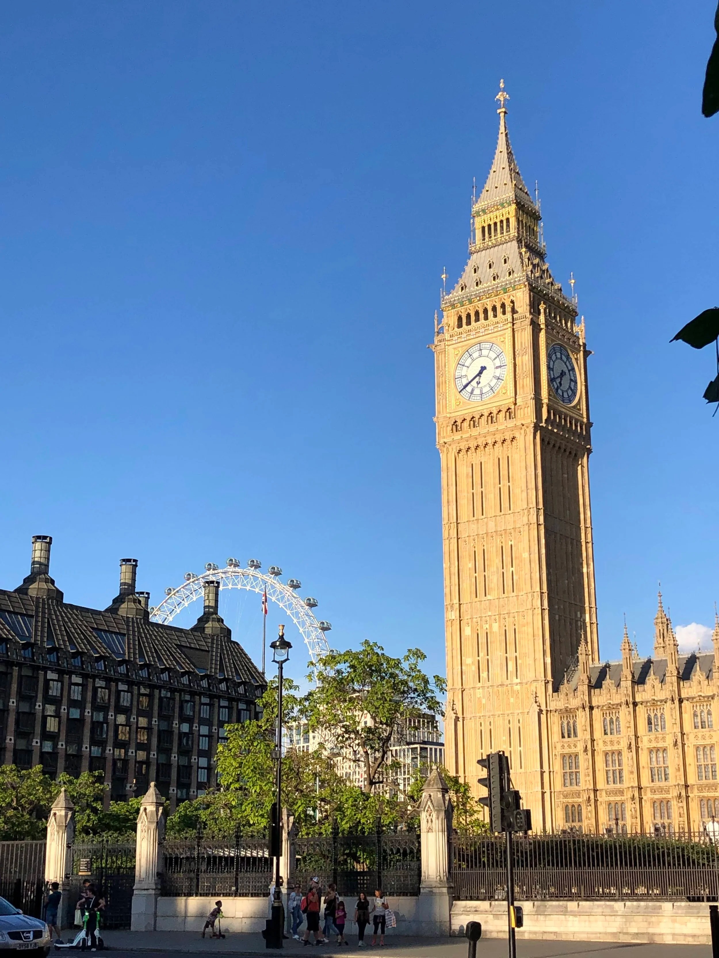 Big Ben with London Eye